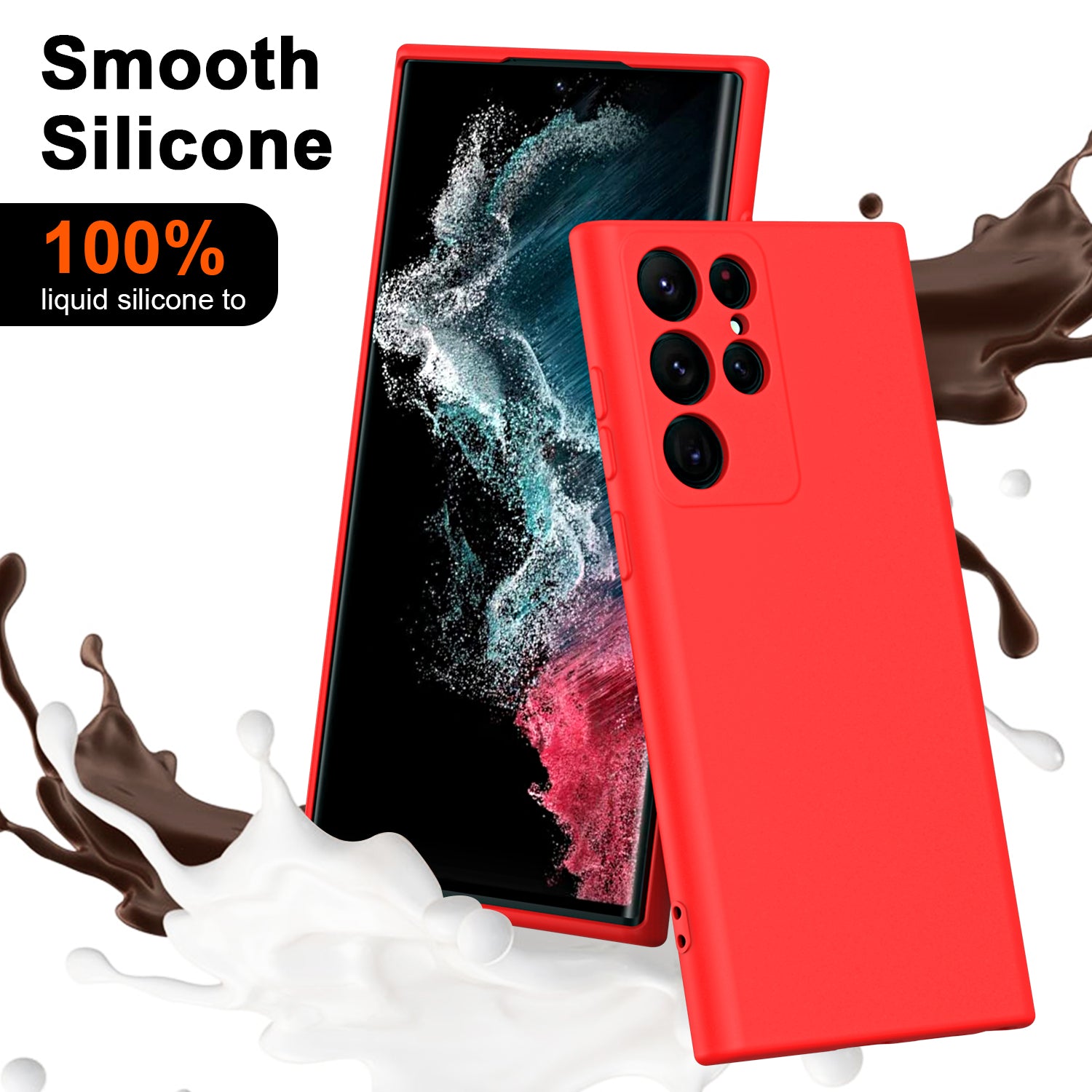For Samsung Galaxy S23 Ultra Rubberized Soft TPU Cover Fiber Lining Cushion Protection 2.2mm Thickness Phone Case For Samsung Galaxy S23 Ultra Rubberized Soft TPU Cover Fiber Lining Cushion Protection 2.2mm Thickness Phone Case